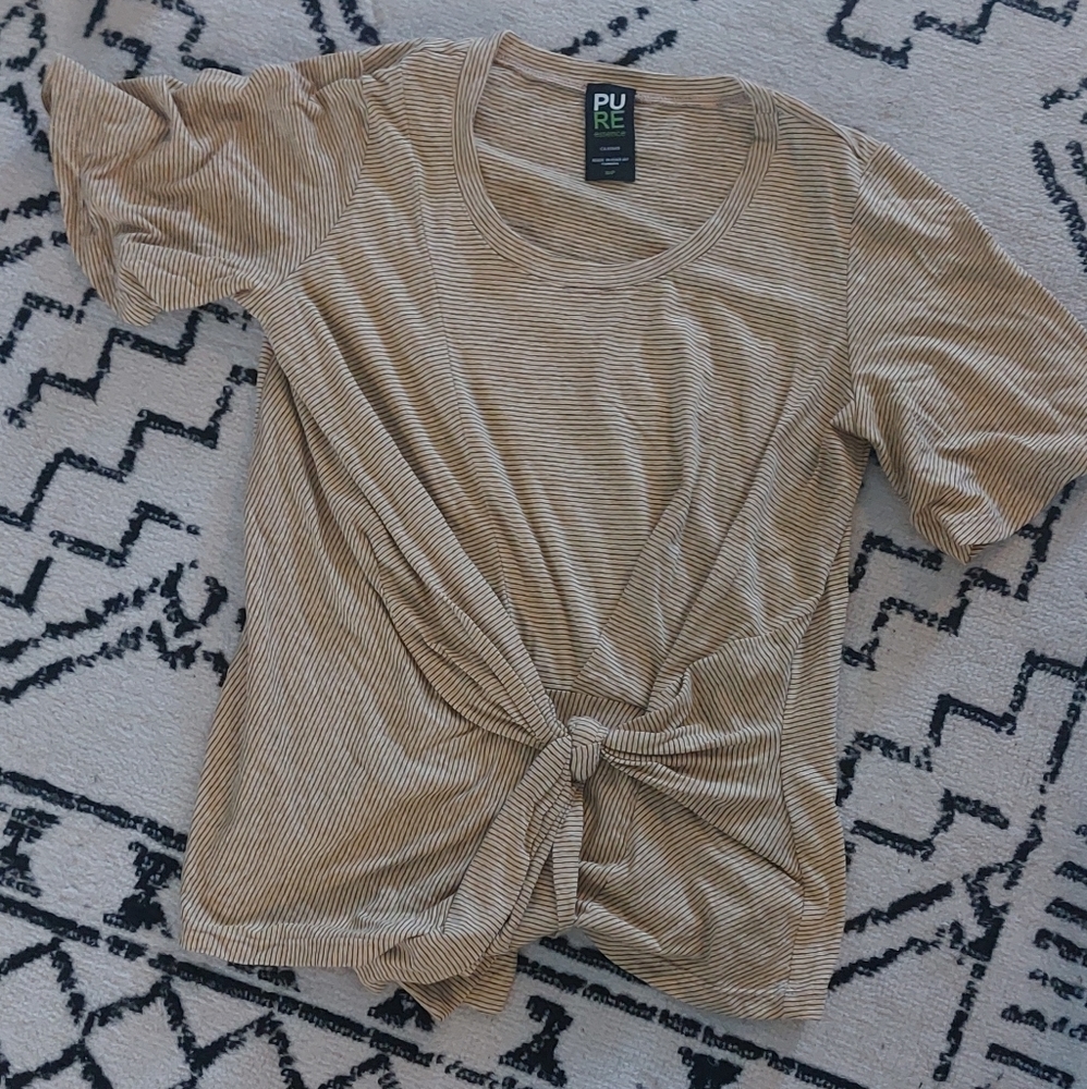 Tie front t-shirt